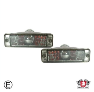 Mk1 Golf Front Indicator Set - Smoked Crystal Clear Lens