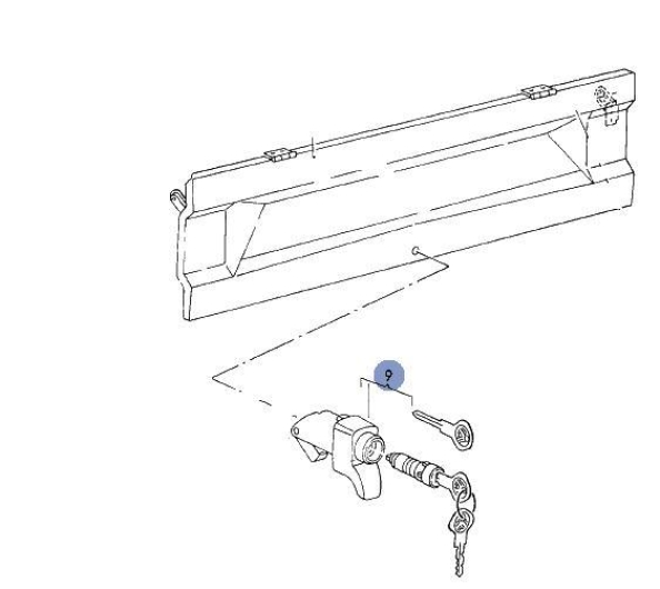 Type 25 Pickup Engine Lid Lock