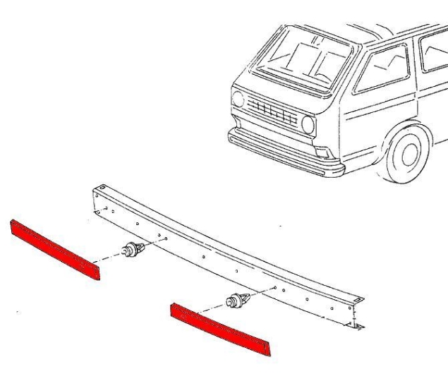 Type 25 Front Bumper Impact Strip