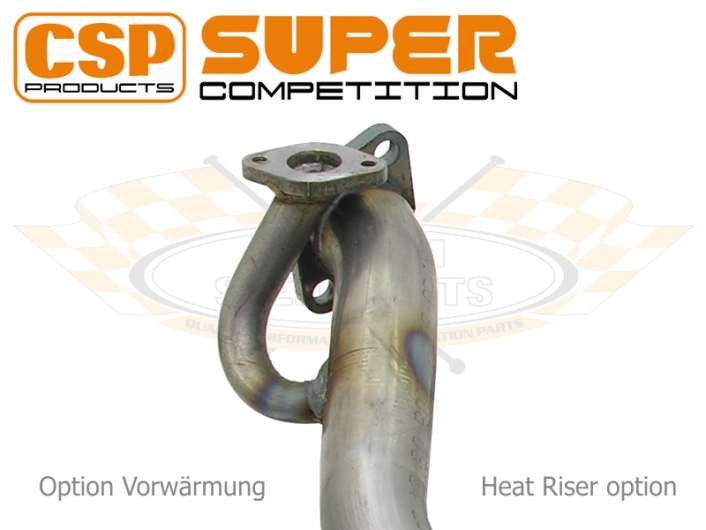 CSP Beetle Stainless Steel Supercomp Exhaust (Heating And Single Carb)